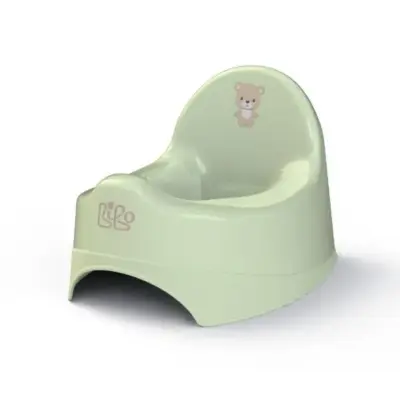 Copri manopole vasino bagno bambini in plastica verde ergonomico confortevole