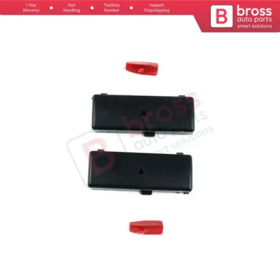 Copri Pulsanti Regolazione Clima Temperatura 2 Pezzi per BMW X5 E53 2000-2006