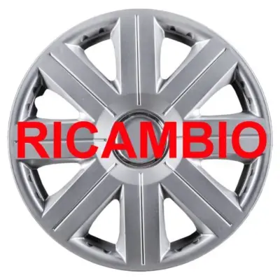 Copricerchio auto universale in plastica rigida 15 pollici design alulook