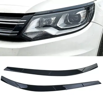 Coprifari Nero Lucido per Volkswagen Tiguan I 5N Facelift 2011-2016