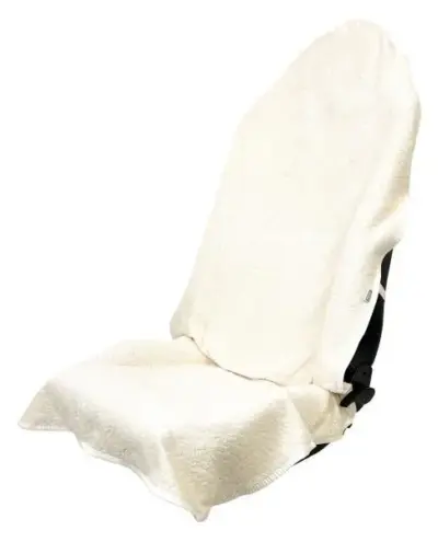 Coprisedia anteriore universale imbottito in spugna colore beige