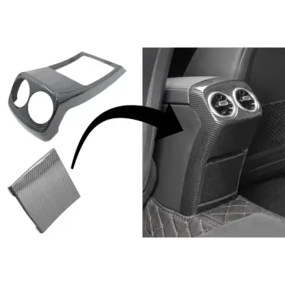 Cornice Bocchetta Aria Posteriore Bracciolo Carbonio per Mercedes Classe A W177