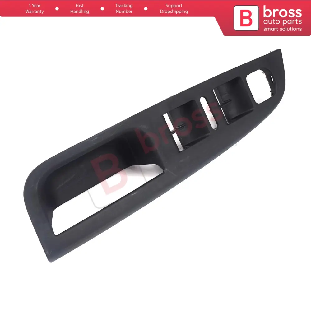 Cornice Pulsantiera Porta Anteriore Sinistra Nera per Volkswagen Golf MK5 Jetta