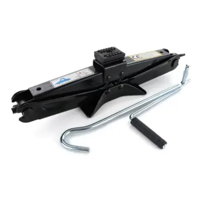 Cric a Forbice Nero 2T Regolabile 115-400mm Universale