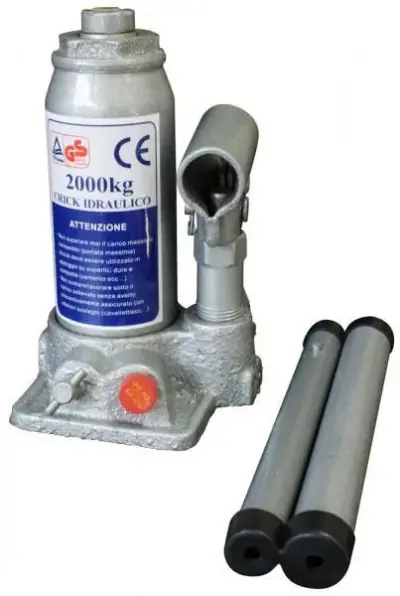 Cric idraulico a bottiglia sollevatore auto officina 20 tonnellate robusto