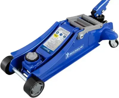 Cric idraulico a carrello sollevatore auto 1,8 tonnellate robusto resistente