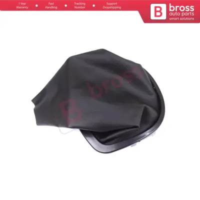 Cuffia Leva Cambio Manuale Nera con Cornice per Renault Clio MK3 2005-2014