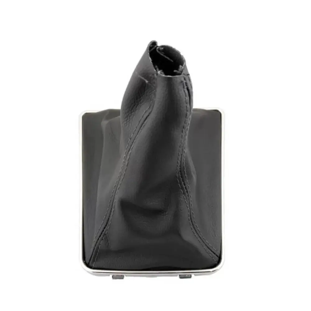 Cuffia Pomello Cambio Nera con Cornice Cromata per Opel Astra H 04-09