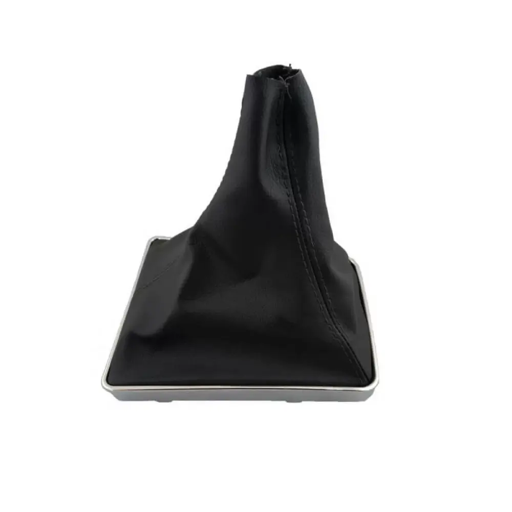 Cuffia Pomello Cambio Nera con Cornice Cromata per Opel Astra H 04-09