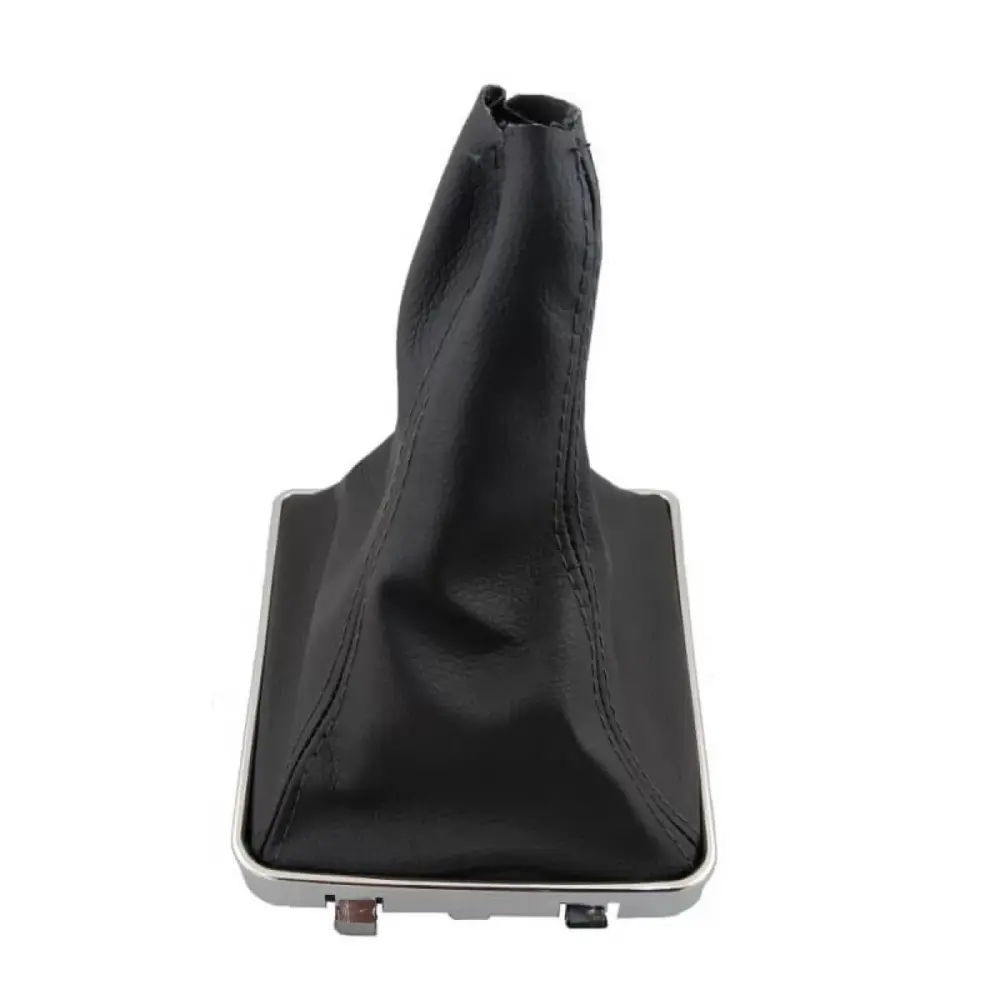 Cuffia Pomello Cambio Nera con Cornice Cromata per Opel Astra H 04-09