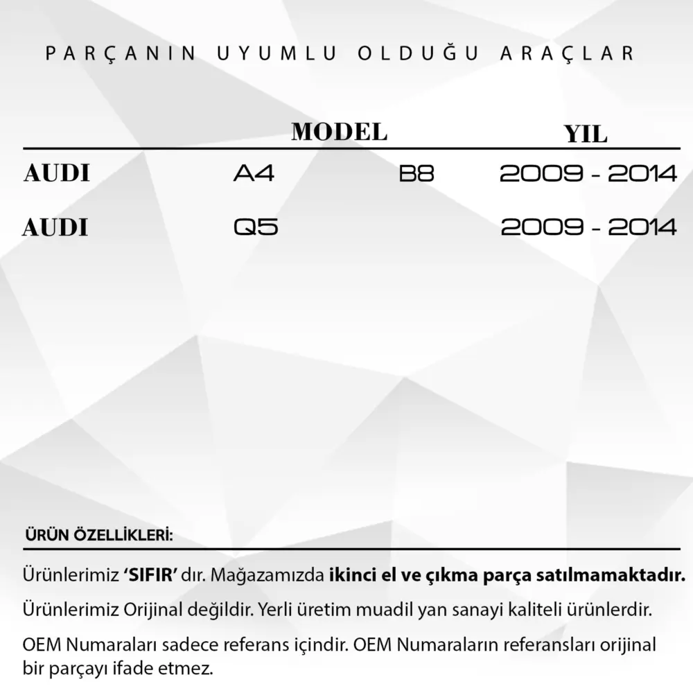 Cuscinetto Rullo Manovella Finestrino Anteriore per Audi A4 B8 Q5