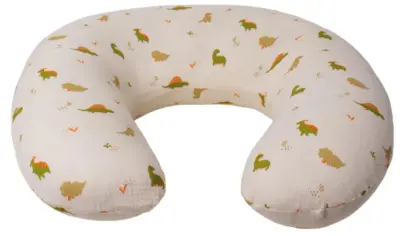 Cuscino allattamento ergonomico in mussola cotone con supporto morbido