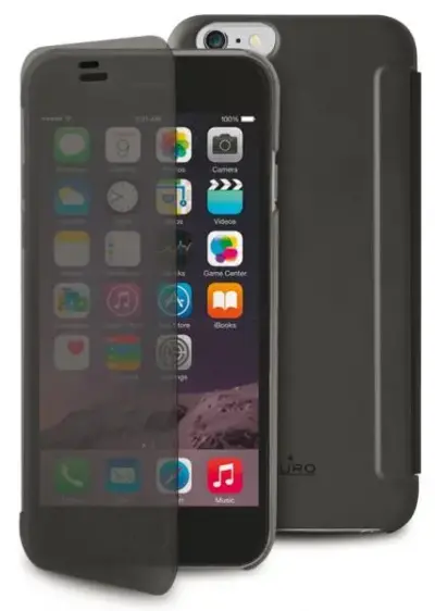 Custodia protettiva rigida nera smartphone iPhone 6 Plus Copertura case