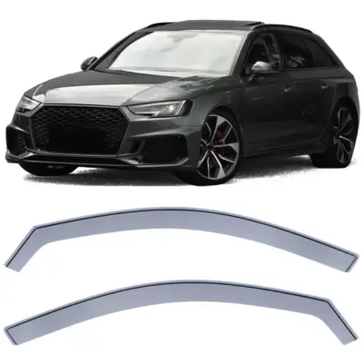 Deflettore Antivento Fumo Nero Anteriore Audi A4 8W B9 dal 15