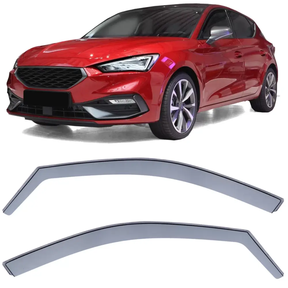 Deflettore Antivento Protezione Pioggia Fumè per Seat Leon dal 2019
