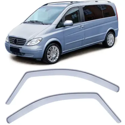 Deflettore Antivento Trasparente per Mercedes Vito Viano W639 03-13