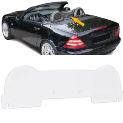 Deflettore Aria Anteriore Acrilico Trasparente per Mercedes SLK R170 96-04
