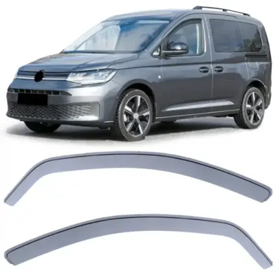 Deflettore Vento e Pioggia Fumè Anteriore per Volkswagen Caddy 5 Sb dal 20