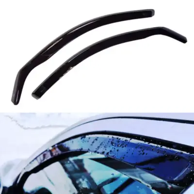 Deflettori Anteriori Neri Coppia per Mercedes Classe S W221 2005-2013