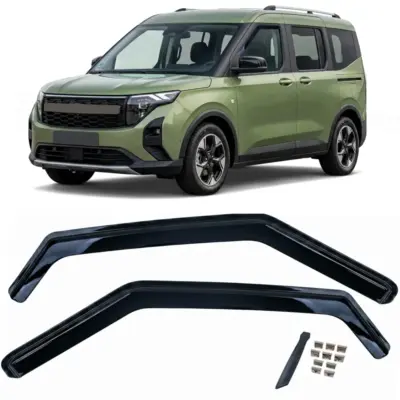 Deflettori Aria 2 Pezzi Neri per Ford Tourneo Courier dal 2023