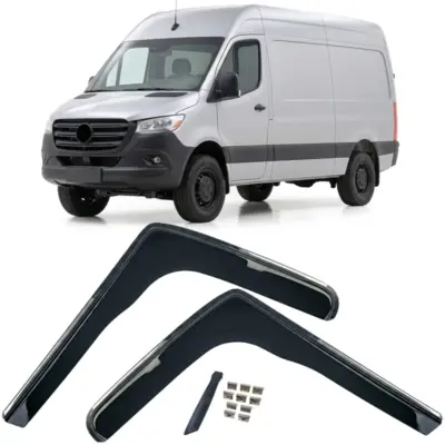 Deflettori Aria 2 Pezzi Neri per Mercedes Sprinter 907 dal 2018
