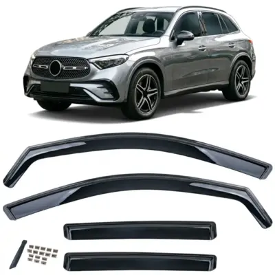 Deflettori Aria 4 Pezzi Neri per Mercedes GLC X254 SUV dal 2022