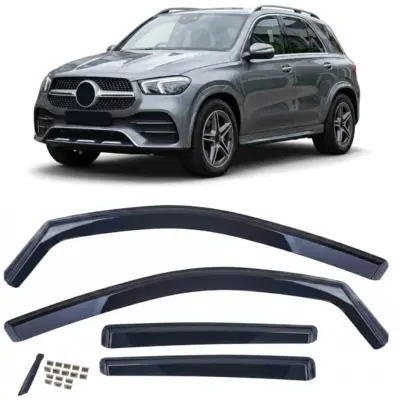 Deflettori Aria 4 Pezzi Neri per Mercedes GLE C167 dal 2019