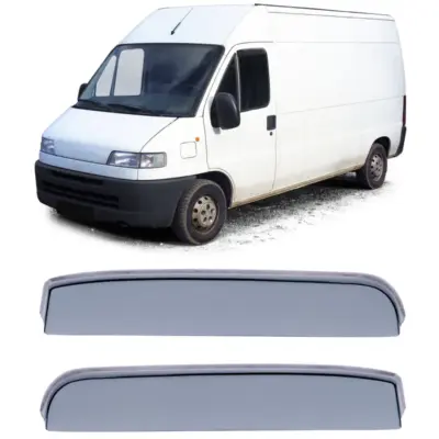 Deflettori Aria Neri per Fiat Ducato 2 230 244 (1994-2006) - Montaggio Facile