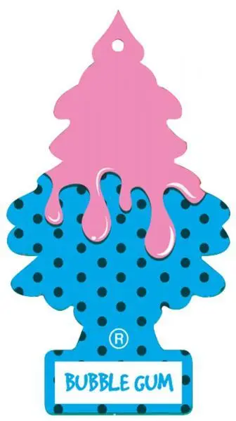 Deodoranti auto profumati fragranza bubble gum confezione multipla 24 pezzi