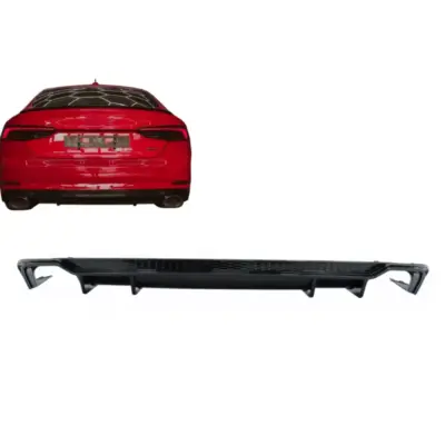 Diffusore Aria Paraurti Posteriore S-line per Audi A5 F5 2017-2019 RS5 Design