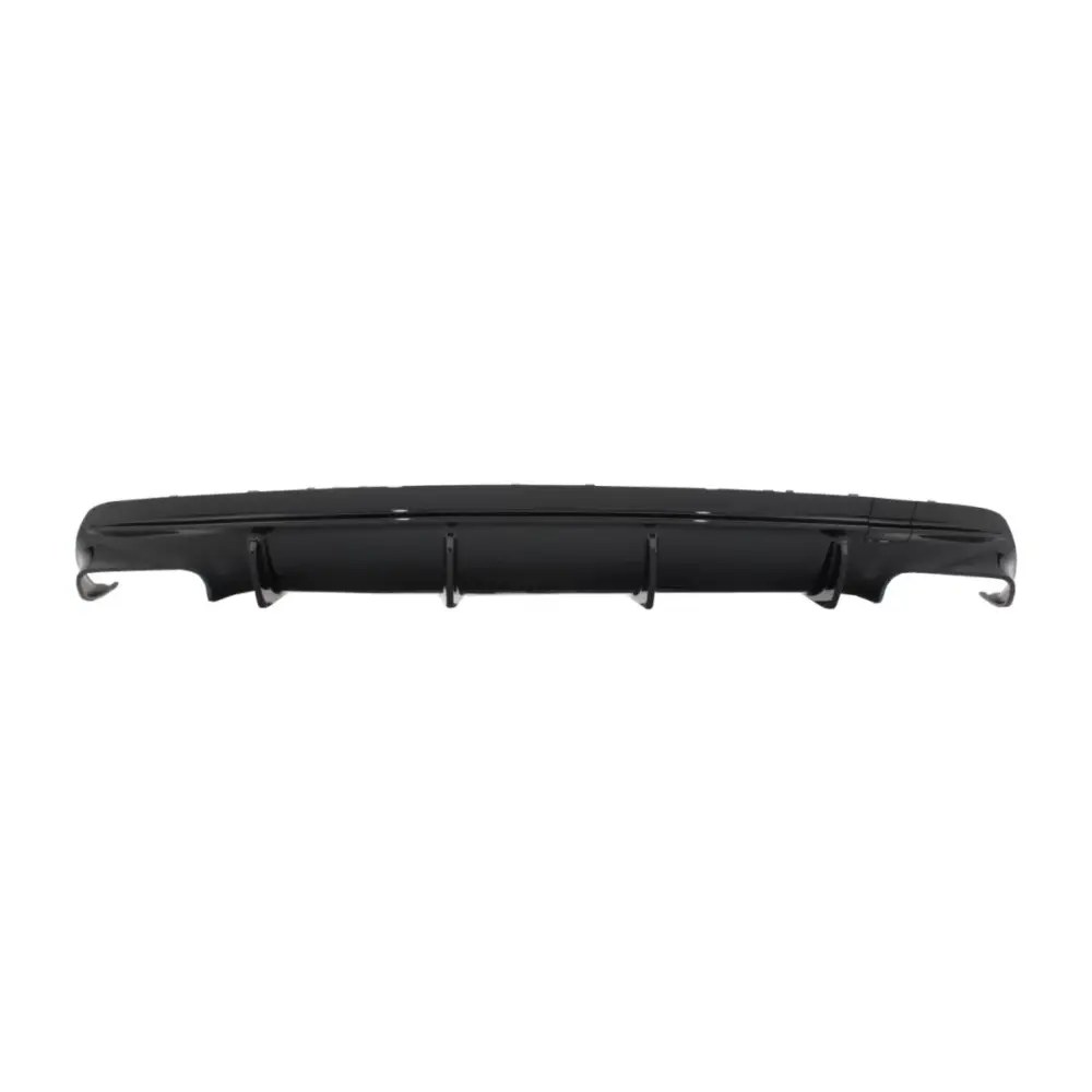 Diffusore Aria Posteriore con Terminali Scarico Nero per Mercedes CLA W117 X117