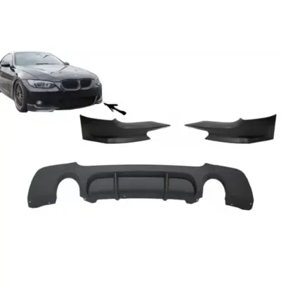 Diffusore Paraurti Posteriore con Splitter per BMW Serie 3 E92 2006-2010