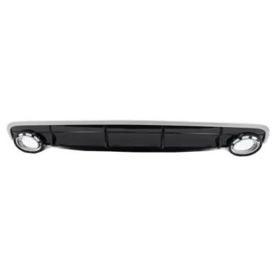 Diffusore Paraurti Posteriore Doppia Uscita per Audi Q7 4M 2015-2019 S-line