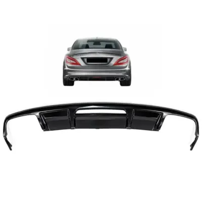 Diffusore Paraurti Posteriore per Mercedes CLS W218 (2011-2017) Sport Line