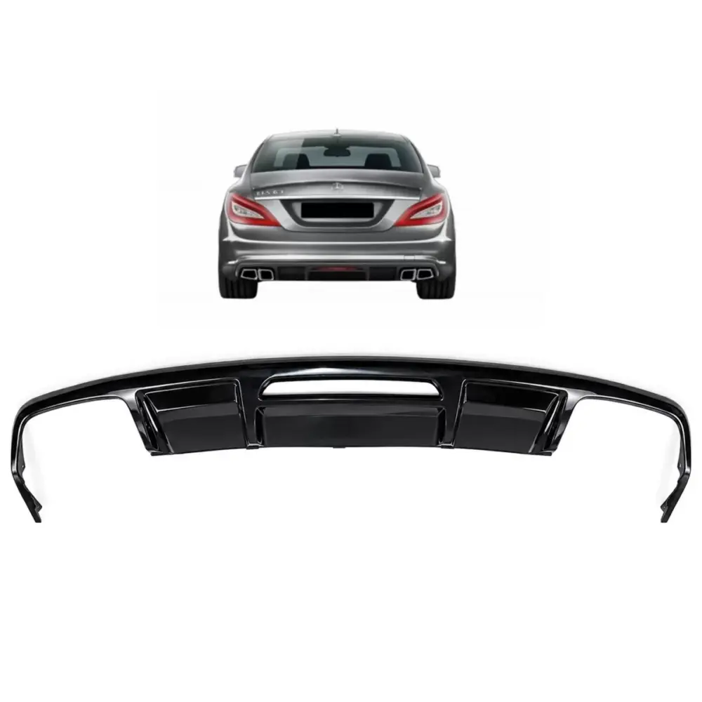 Diffusore Paraurti Posteriore per Mercedes CLS W218 (2011-2017) Sport Line