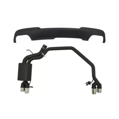 Diffusore Posteriore con Doppio Scarico BMW Serie 5 F10 2011-2016