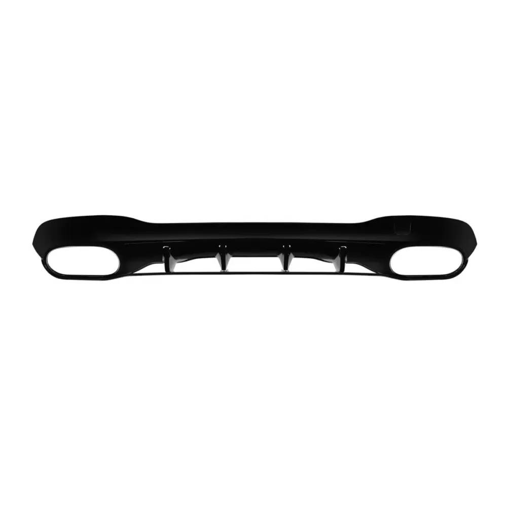 Diffusore Posteriore con Punte Nere per Mercedes CLA C118 dal 2019