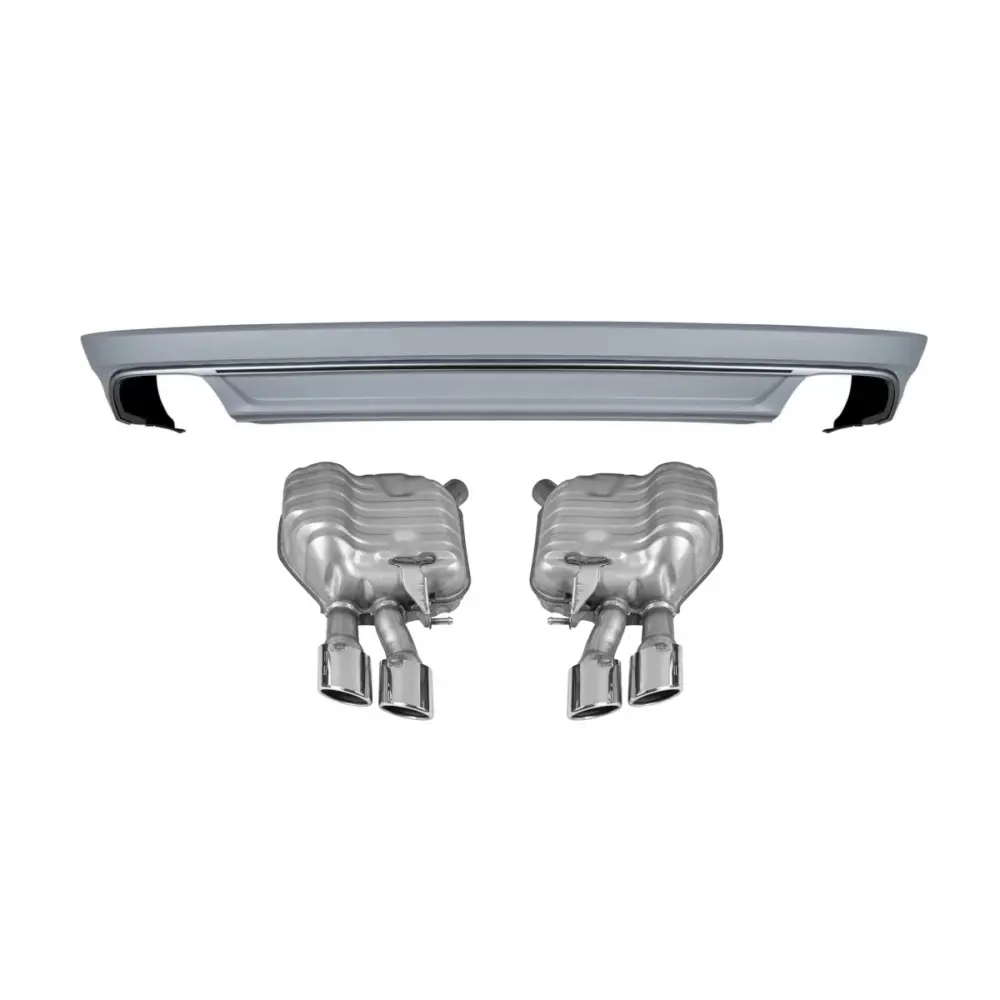 Diffusore Posteriore con Scarichi per Audi A8 2015-2017