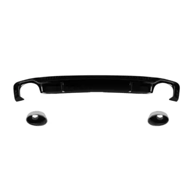 Diffusore Posteriore con Terminali Cromati per Audi A5 Sportback Coupe Cabrio