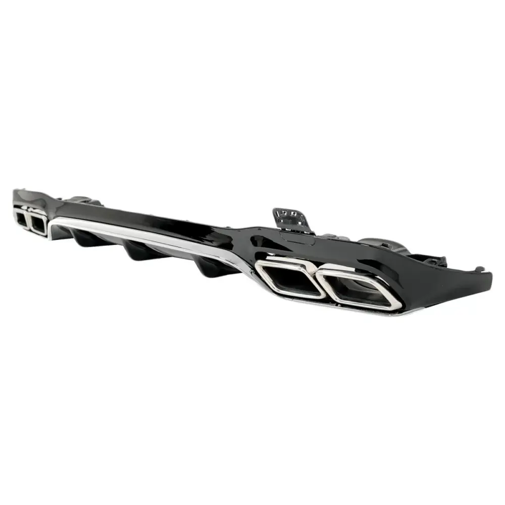 Diffusore Posteriore con Terminali Cromati per Mercedes Classe E W213 Sport