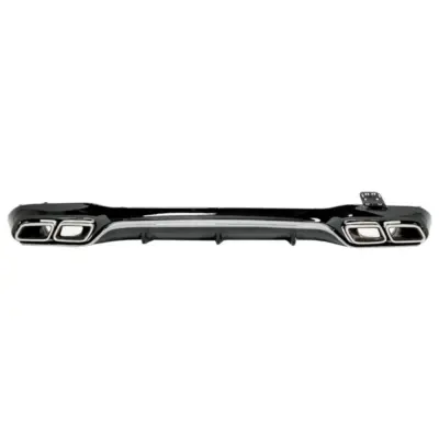 Diffusore Posteriore con Terminali Cromati per Mercedes Classe E W213 Sport