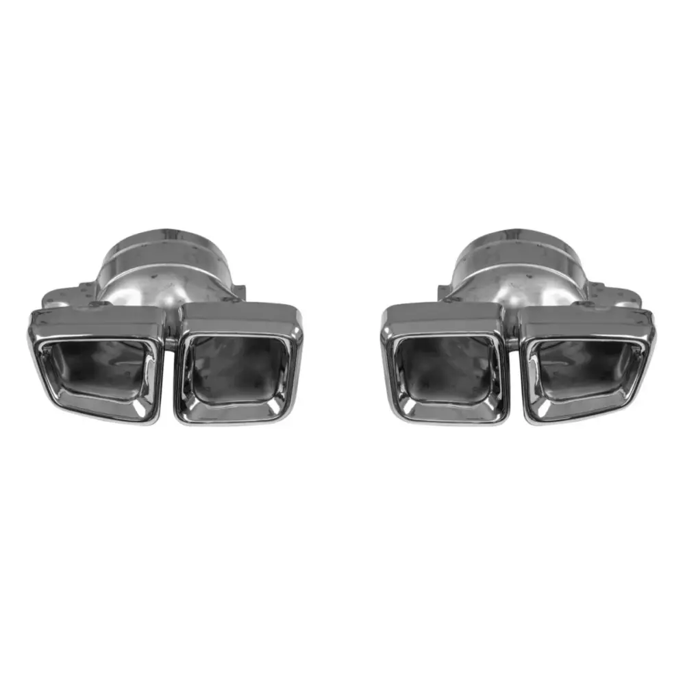 Diffusore Posteriore con Terminali Cromati per Mercedes Gl X166 2012-2015