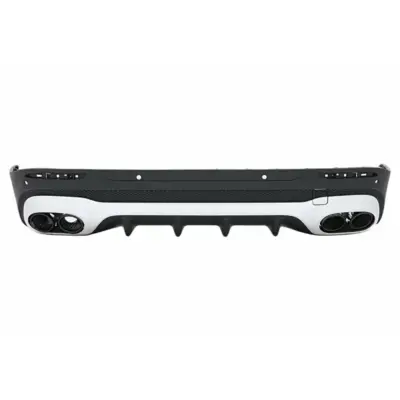 Diffusore Posteriore con Terminali Cromati per Mercedes GLB X247 2020-up 45 S