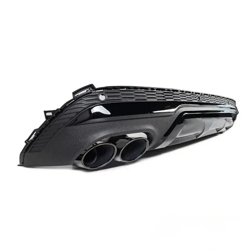Diffusore Posteriore con Terminali di Scarico 2X2 (nero) per Audi Q7 4M