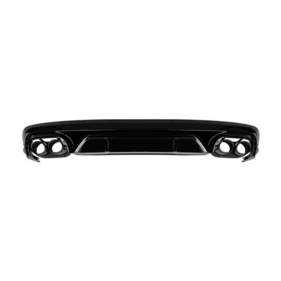 Diffusore Posteriore con Terminali Neri per Audi Q5 S-line 2018-2022