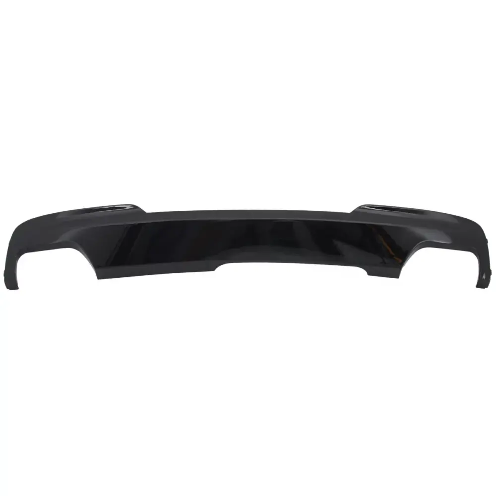Diffusore Posteriore Doppia Uscita Nero Lucido con Terminali Scarico BMW Serie