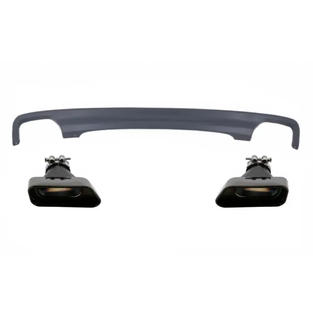 Diffusore Posteriore Doppio Uscita con Terminali Quadrati per BMW Serie 5 F10