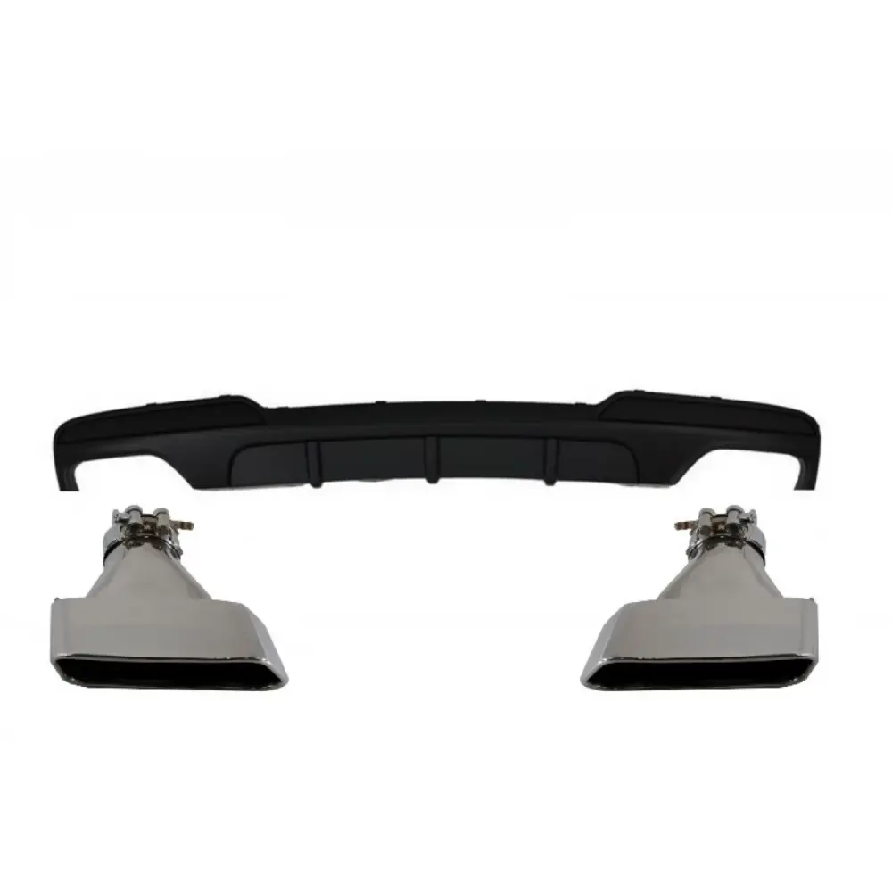 Diffusore Posteriore Doppio Uscita con Terminali Scarico per BMW Serie 5 F10
