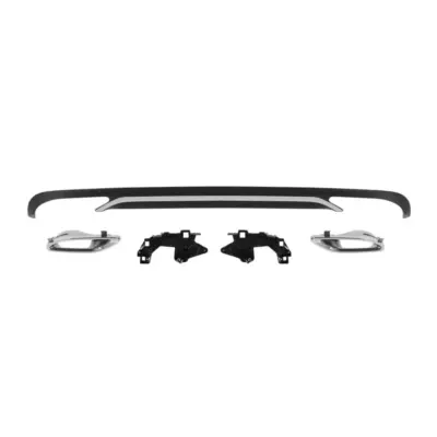 Diffusore Posteriore E300 con Terminali Cromati per Mercedes Classe E W212