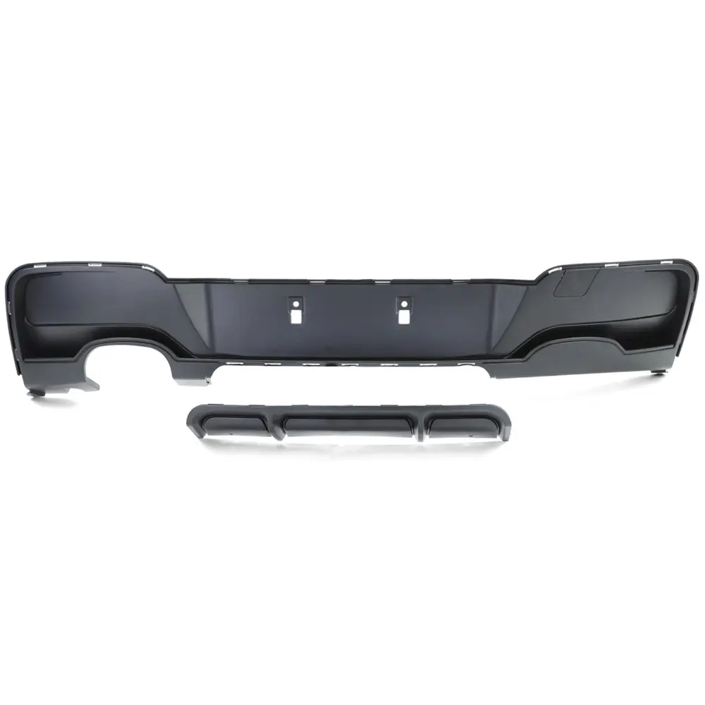 Diffusore Posteriore Nero Opaco per BMW Serie 1 F20 F21 120 125 11-15